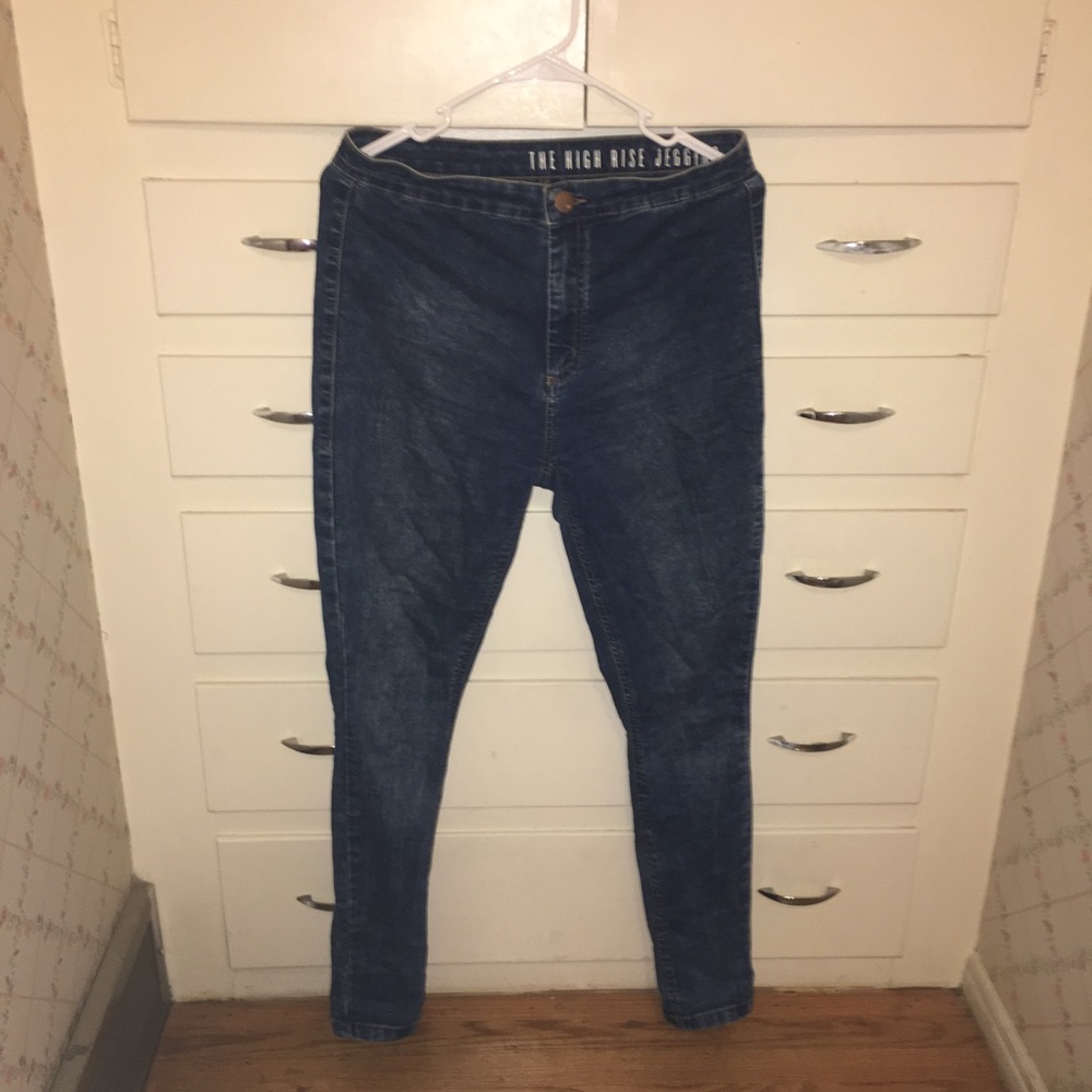 COTTON ON "THE HIGH RISE JEGGING" DARK BLUE